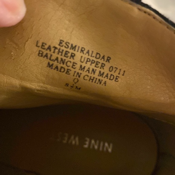 Nine West High Heel Boots, Black Suede, Size 8 1/2 medium, like new, hardly worn - Picture 5 of 7